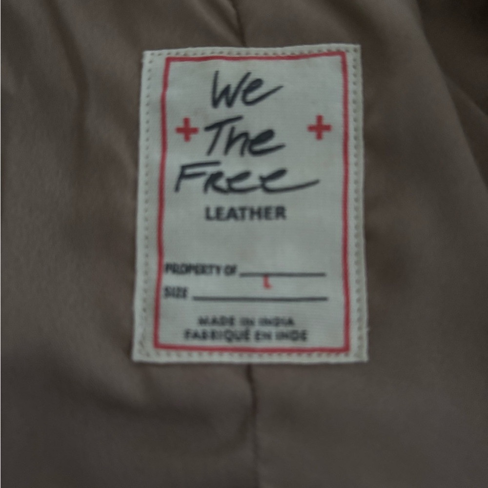 Free People Deep Burgundy Leather Jacket - Picture 9 of 9